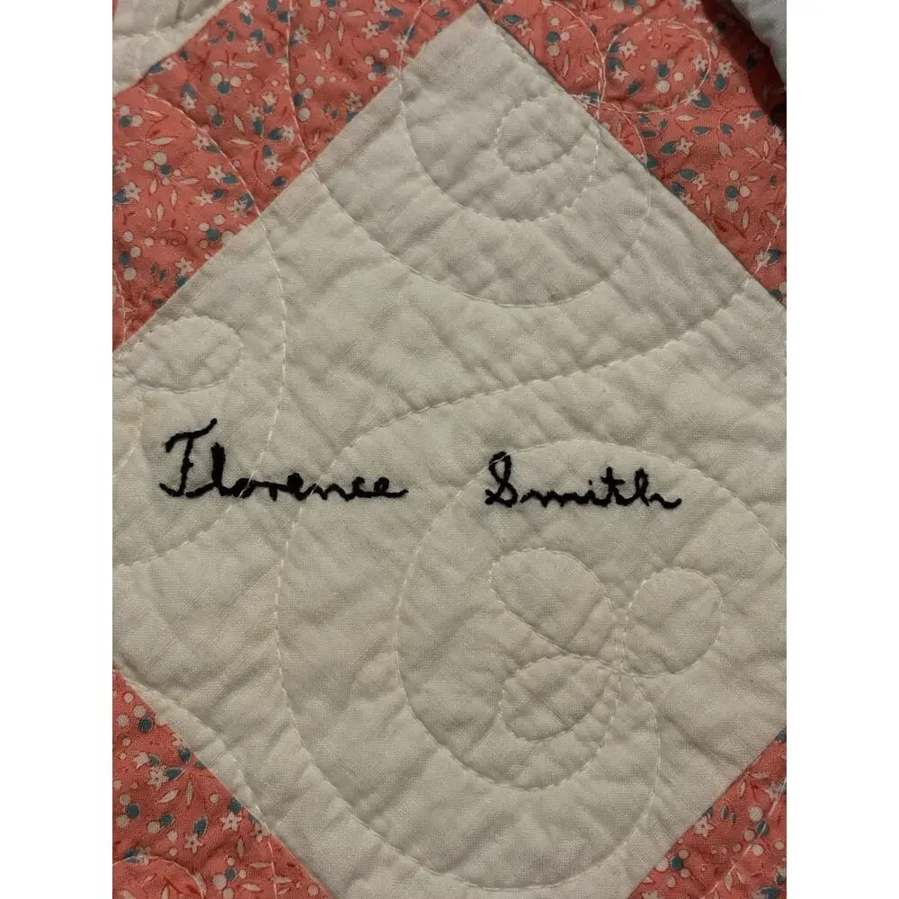 1930s Depression Era Signed Friendship Quilt Willing Workers Club Found In Texas